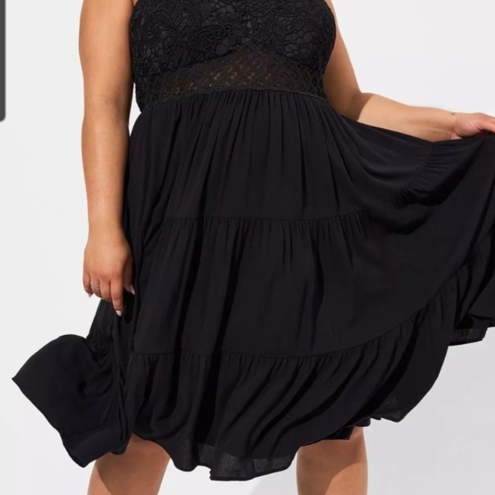Torrid Black Lace Dress
